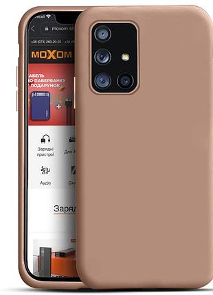 Силиконовый чехол soft silicone case для xiaomi mi note 10 (без лого) персик