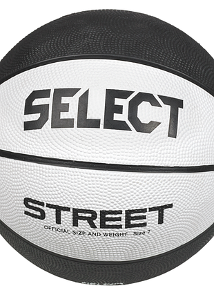 Мяч баскетбольный select basketball street v23 бело-черный уни 5