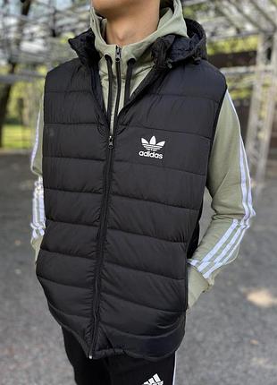 Жилетка adidas чорна 3