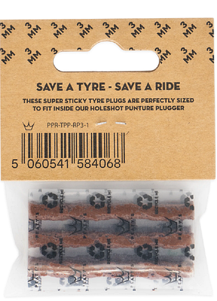 Джгут для безкамерки peaty's holeshot tubeless puncture plugger refill pack, 6x 3mm