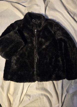 Стильная и мега-пухнастная шубка из экомеха от zara