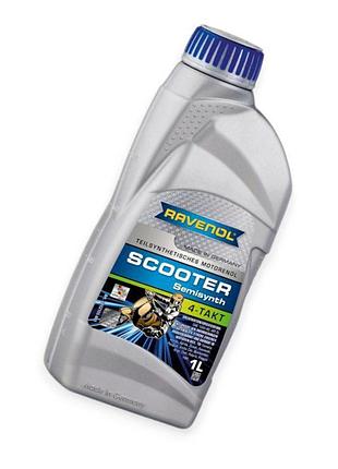 Олива моторна ravenol 4т scooter semisynth 10w-40 (sl) 1л