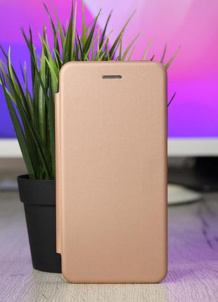 Чохол-книга 360 для xiaomi redmi 10 prime matte рожеве золото
