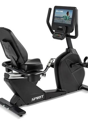 Горизонтальний велотренажер мультимедійна 15,6 консоль spirit cr800ent+