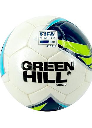 Мяч футбольный fbpf-9156 fifa approved pronto green hill