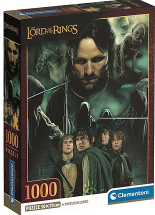 Пазл clementoni high quality collection обладатель ковец the lord of the rings 1000 эл