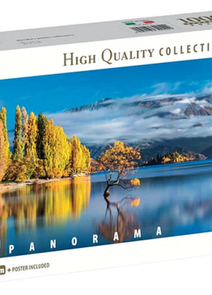 Панорамный пазл clementoni золотой пейзаж compact panorama 1000 элементов