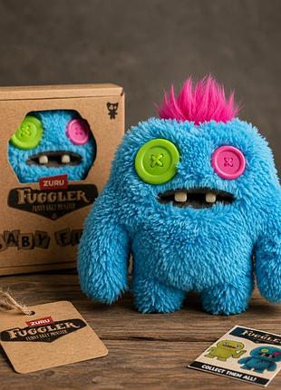 М'яка іграшка zuru fuggler baby fugg бульквуш блакитний монстрик з рожевим чубчиком, 4+