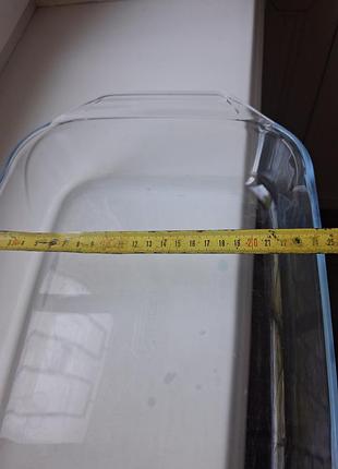 Скляна форма для запікання pyrex 30х20 см (жаростійке скло)