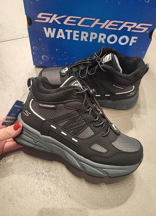 Ботинки зимние на мальчика skechers 405338l ccbk