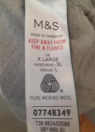 Джемпер m&amp;s extra fine merino wool 4