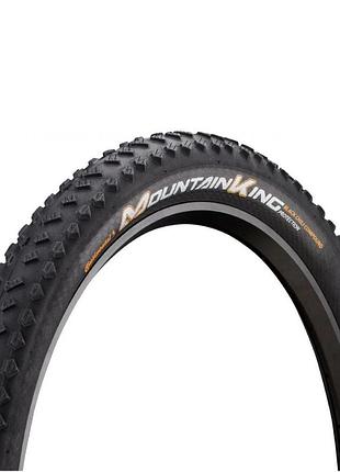 Покрышка бескамерная continental mountain king 27.5"x2.6, , черная, складная, protection