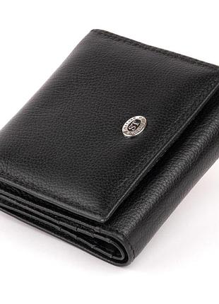Компактний гаманець жіночий st leather 19256 чорний