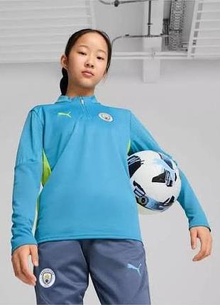 Кофта mcfc training 1/4 zip top jr 777530-11 123-128 см 3
