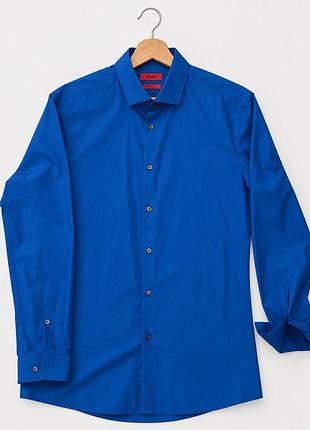 Чоловіча сорочка оригінал hugo by hugo boss extra slim fit з ексклюзивної тканини easy iron