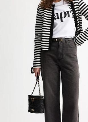 Вкорочені джинси бренду new look (серія adalae wide leg cropped jeans)