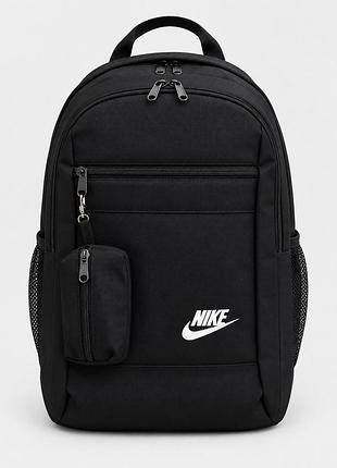 Мужской спортивный рюкзак nike just do it с ключницей молодежный стильный рюкзак городской найк текстильный черный