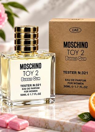 Парфюм женский moschino toy 2 bubble gum тестер 50 мл