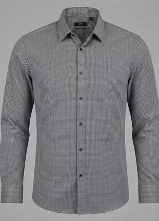 Мужская люксовая рубашка boss - hugo boss, нижняя размер 42 l-xl