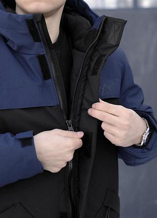 Парка pobedov navy чорно-синій 5