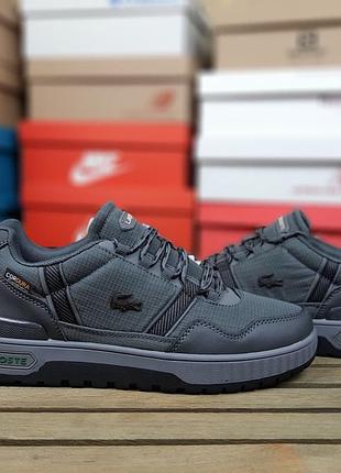 Термо кроссовки lacoste t-clip gore-tex cordura winter gore tex