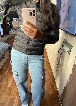 Пуховик мікро h&m оригінал р.s,m пух 90% 7