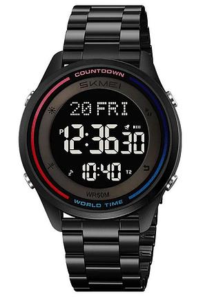 Часы наручные 2412sbk skmei, black