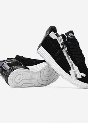 Nike lunar force x acronym black white