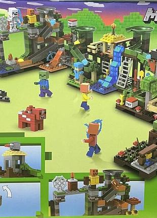 Дитячий розвивальний конструктор лого my world на 410 деталей lego