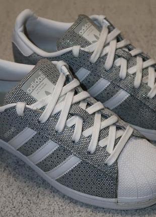 Кожаные кроссовки adidas superstar оригинал - 37,5 размер