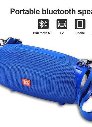Bluetooth-колонка tg534, c функцией speakerphone, радио, blue