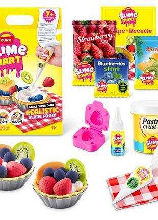 Игровой набор со слаймами slime mart серии "shopping bag" – фруктовый тарт
