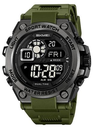 Часы наручные 2318ag skmei, army green