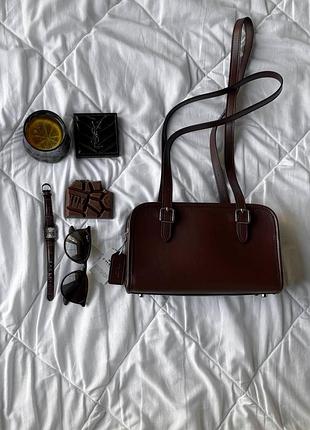 Coach 1941 swing zip bag brown [оригінальна коробка] 26 х 15 х 9