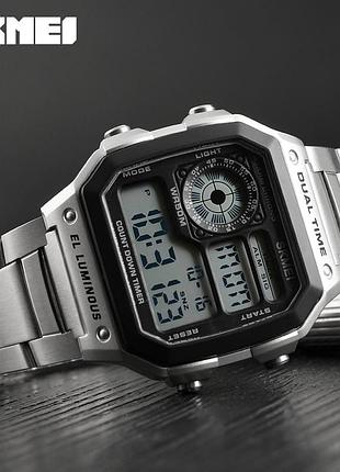 Годинники наручні 1335si skmei, silver 3