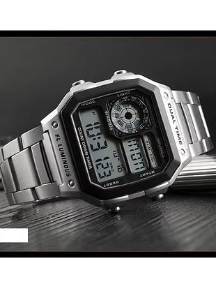 Годинники наручні 1335si skmei, silver 4