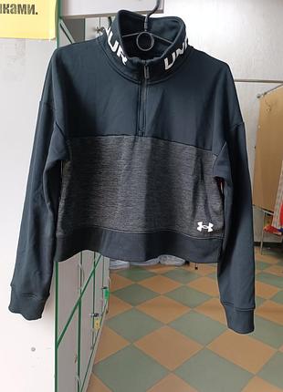 Укороченный свитшот under armour armour fleece crop half-zip