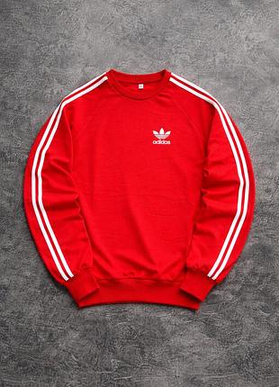 Свитшот красный adidas