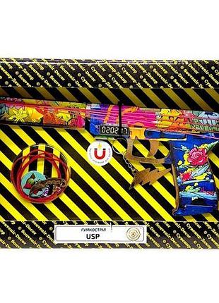 Резинкострел "usp rain" box (набор резинок)