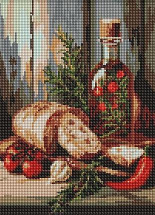 Алмазная мозаика "благоухающий натюрморт" 30х40 см