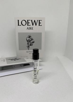 Оригинальный пробник aire sutileza elixir loewe парфюмированная вода
