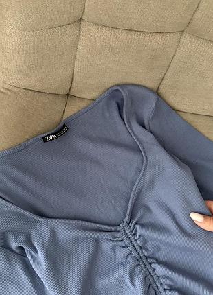 Кроптоп з драпуванням zara 2
