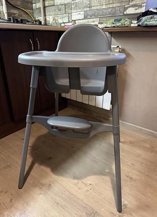 Стільчик для годування bebe confort сірий