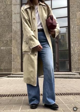 Плащ тренч zara 3