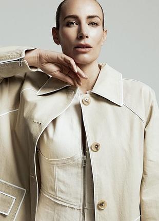 Плащ тренч zara