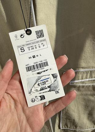 Плащ тренч zara 7