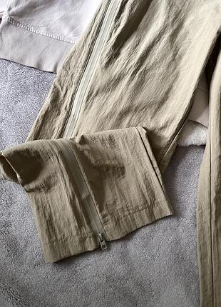 Брюки zara с молниями 2