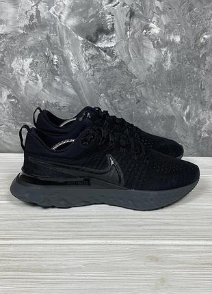 Кроссовки nike react infinity run flyknit 2 black 44/28 см
