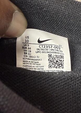 Кроссовки nike react infinity run flyknit 2 black 44/28 см 7