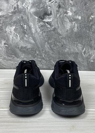 Кроссовки nike react infinity run flyknit 2 black 44/28 см 5